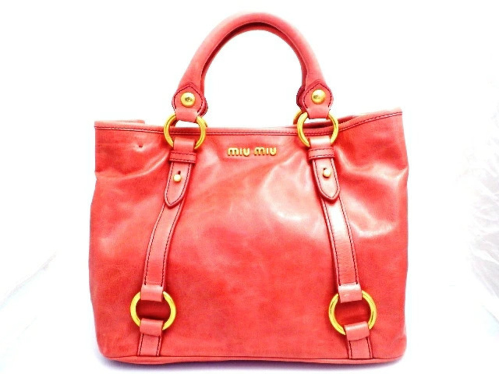 Miu Miu Bag VITELLO SHINE ROSA Pink